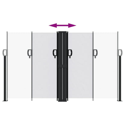 Vidaxl Toldo Lateral Retráctil Blanco 140x1200 Cm_4