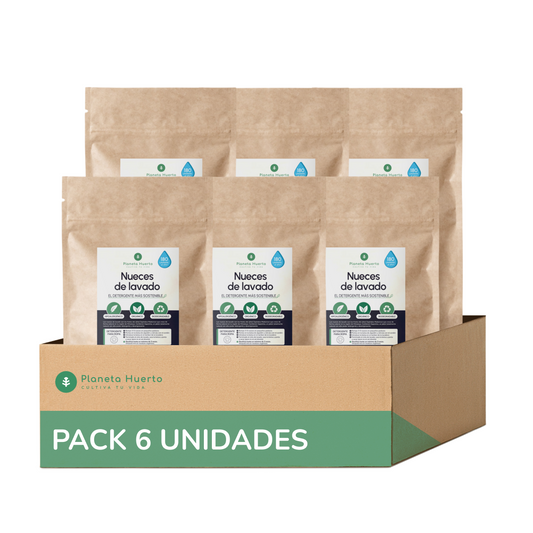 Pack 6xNueces de Lavado Planeta Huerto 700 gr