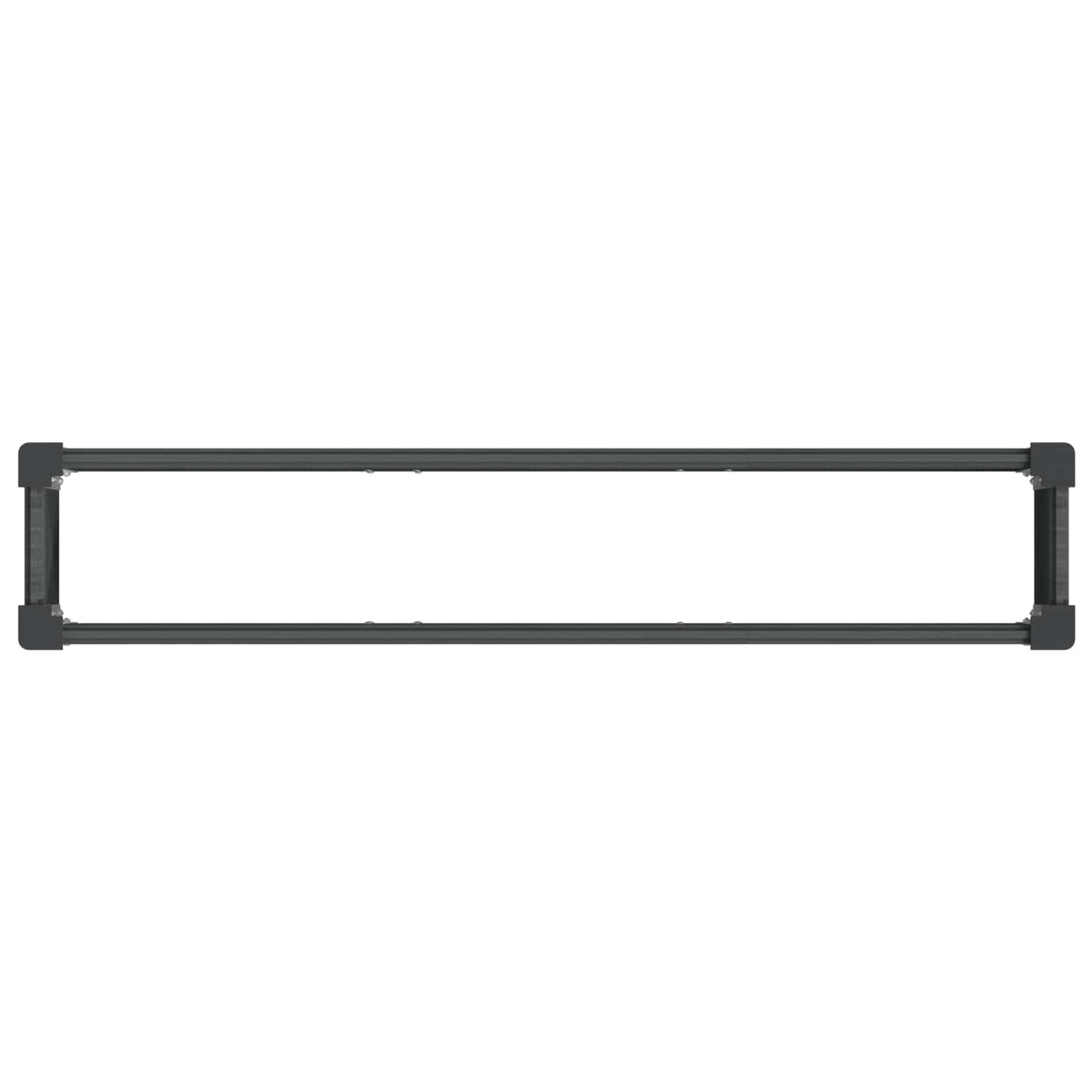 Arriate Elevado Gris 150 X 30 X 72 Cm Wpc Y Aluminio_4