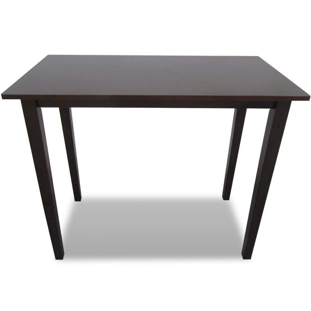 Mesa Alta De Madera Marrón_0