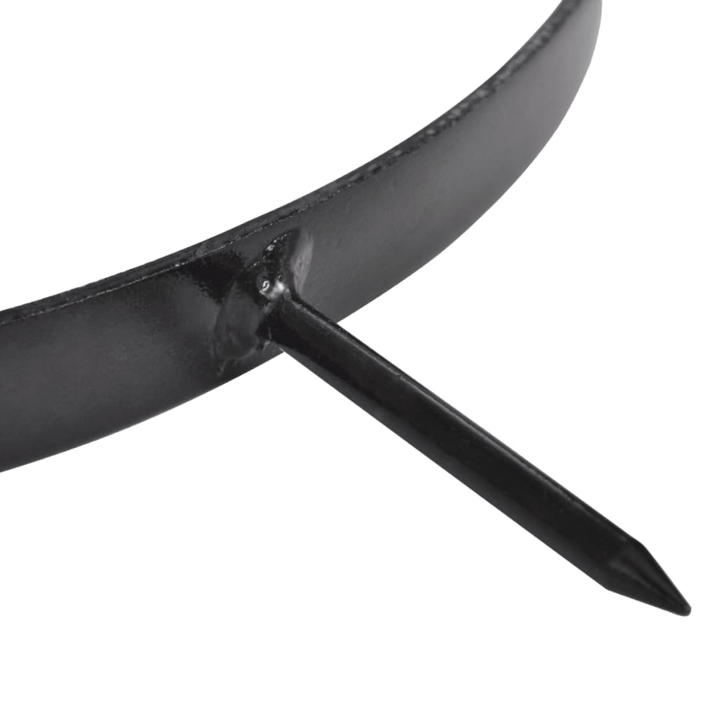 Rodillo Negro De Jardín Para El Césped Con 5 Bandas Aireadoras 30 Cm / Vetonek_1