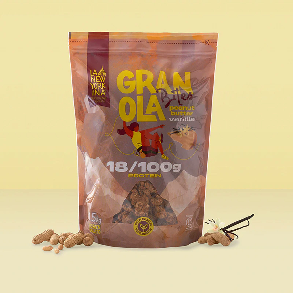 Granola Peanut Butter Vainilla La Newyorkina 275 g