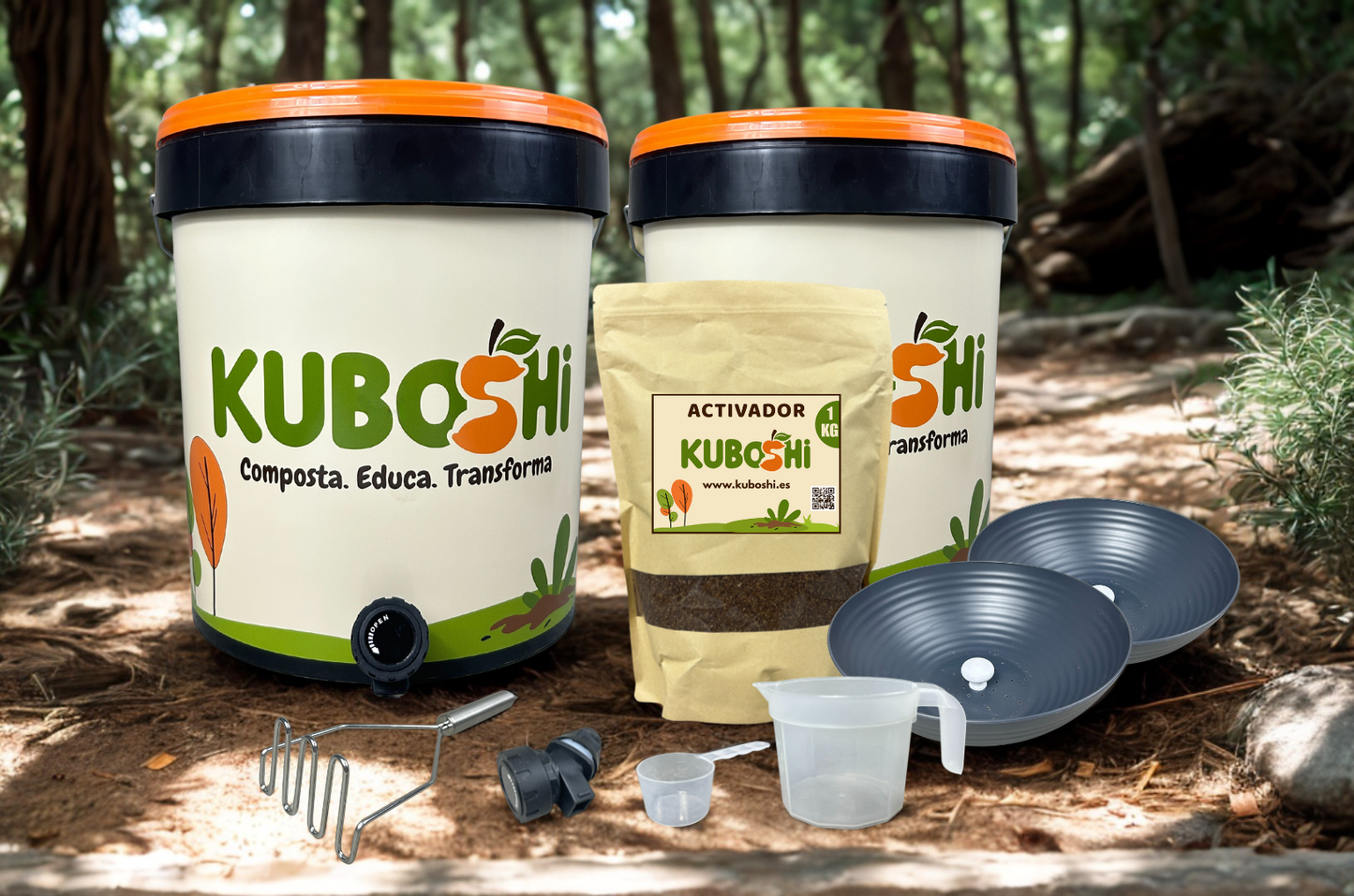 Pack De Compostaje Bokashi Kuboshi Esencial_1