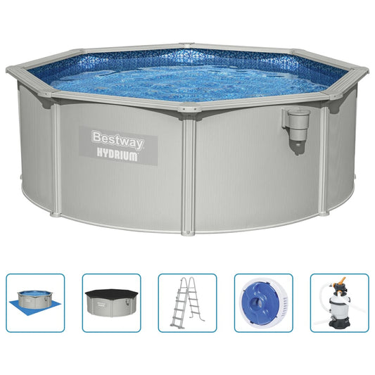 Bestway Piscina Desmontable Con Estructura Redonda Hydrium 360x120cm_0
