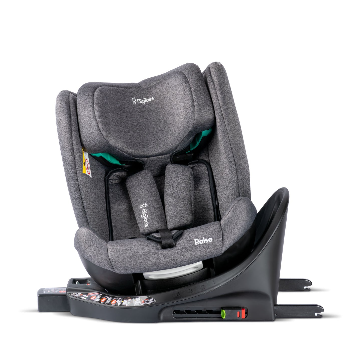 Silla De Coche Para Bebé Bigtoes Raise I-size 40-150 Cm Grey Pearl_5