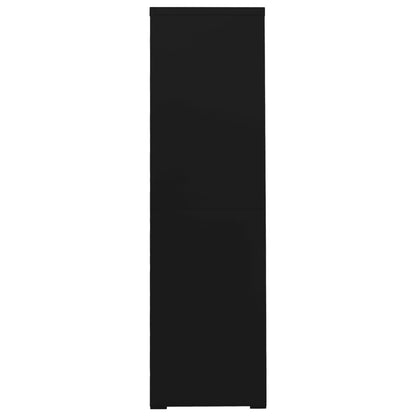 Armario Archivador De Acero Negro 90x46x164 Cm_2