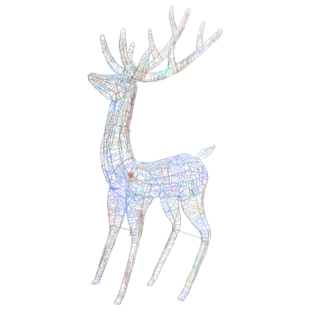 Vidaxl Reno Navideño Acrílico Xxl 250 Leds De Colores 180 Cm_0