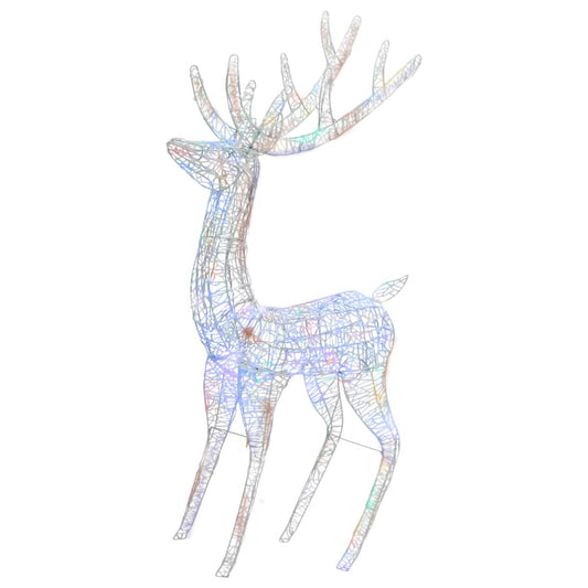 Vidaxl Reno Navideño Acrílico Xxl 250 Leds De Colores 180 Cm_0