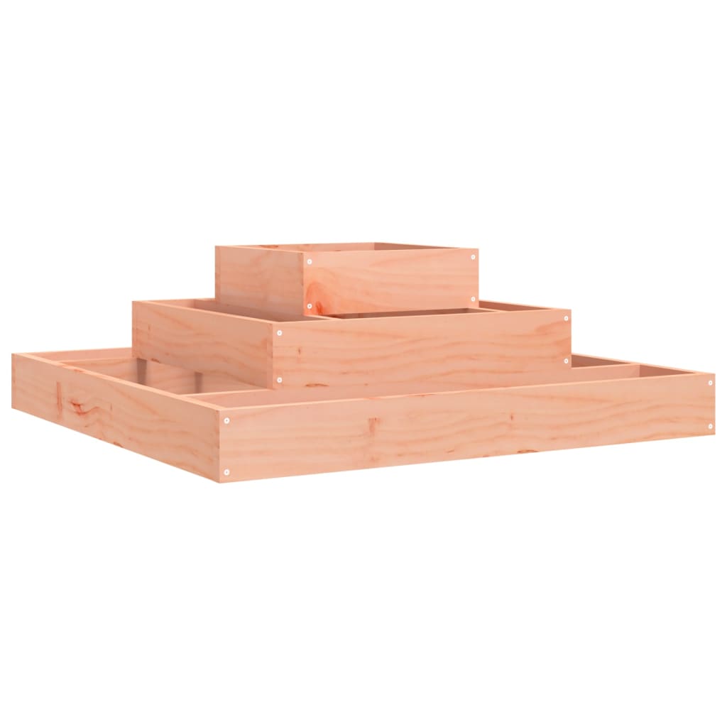 Jardinera De Madera Maciza De Abeto Douglas 80x80x27 Cm_0