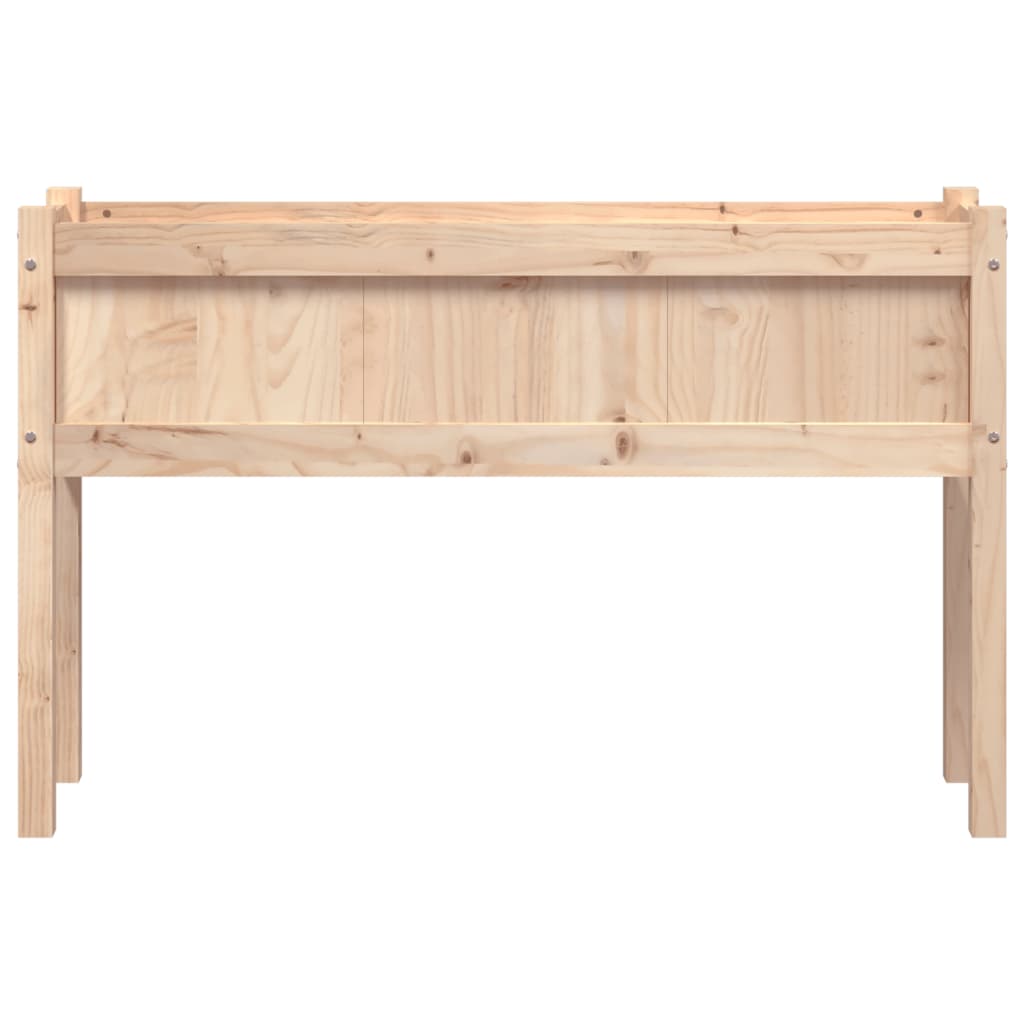 Jardinera Con Patas Madera Maciza De Pino 110x31x70 Cm_4