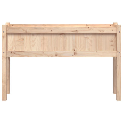 Jardinera Con Patas Madera Maciza De Pino 110x31x70 Cm_4