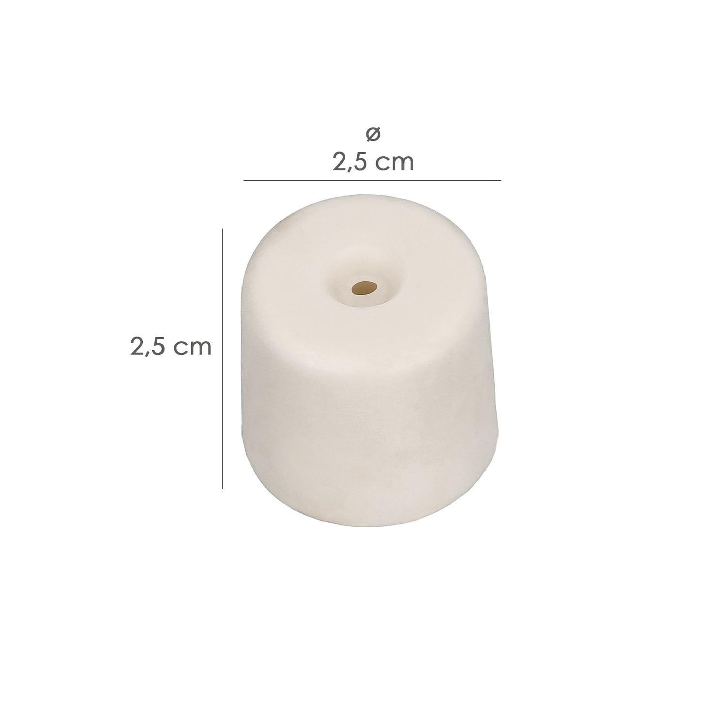 Tope Puerta Wolfpack Atornillar Blanco