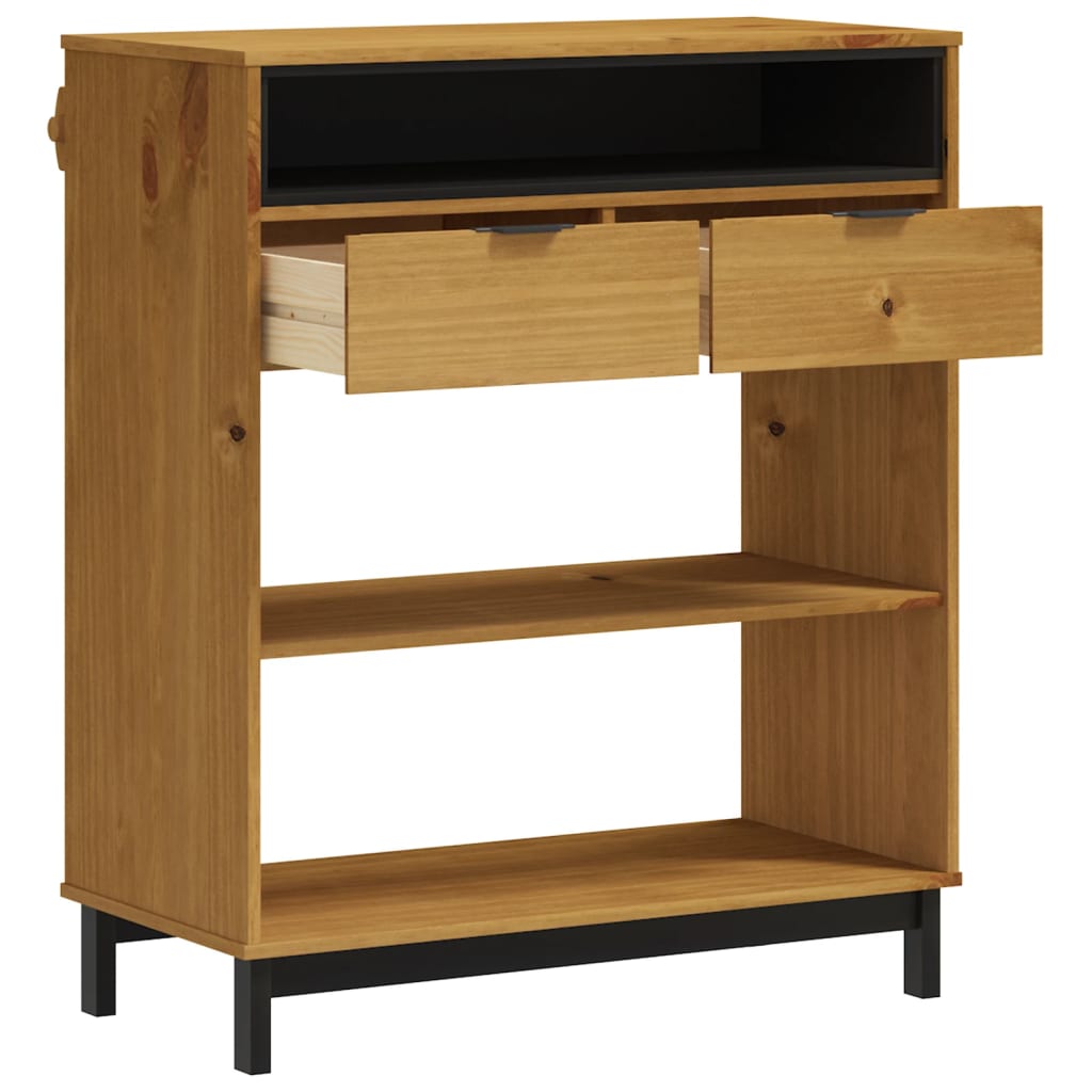 Mesa Alta De Bar Flam Madera Maciza De Pino 92x45x110 Cm_2