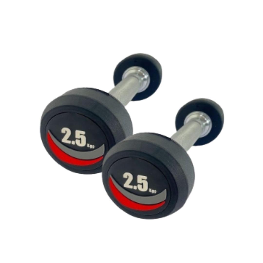 Pack 2 uds Mancuernas Pro Style 2x5 kgs (Rojo)