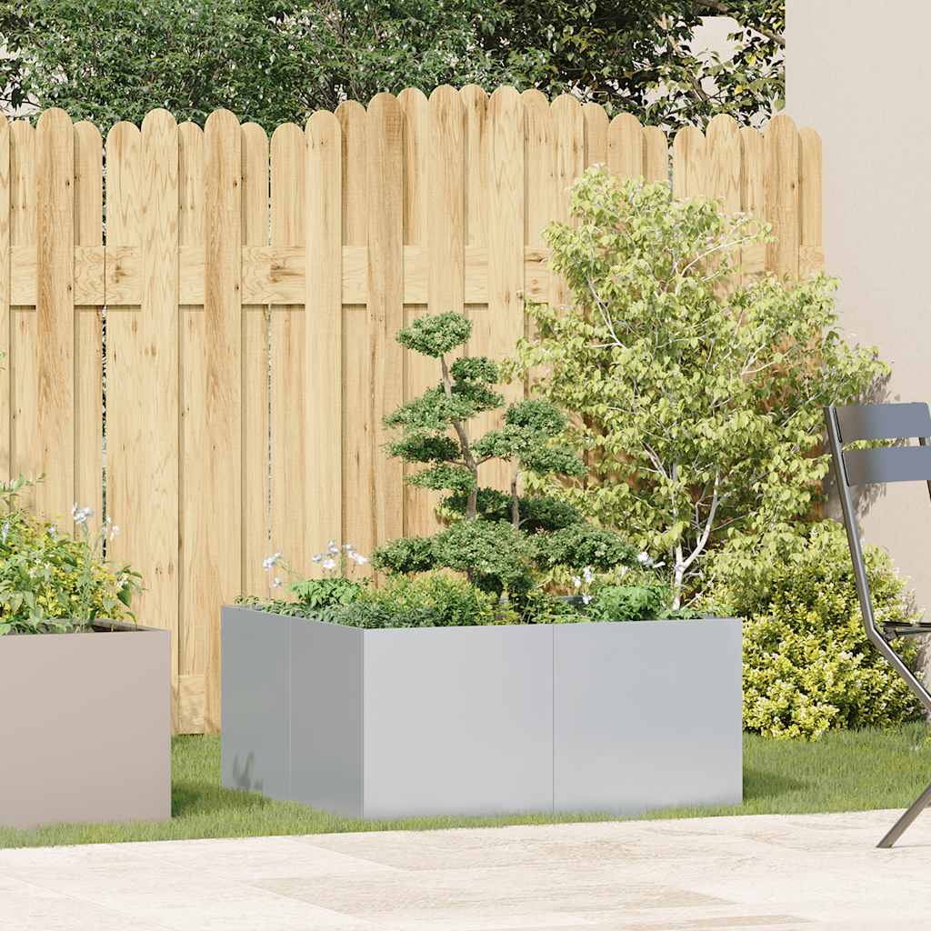 Jardinera 80x80x40 Cm De Acero Galvanizado_2