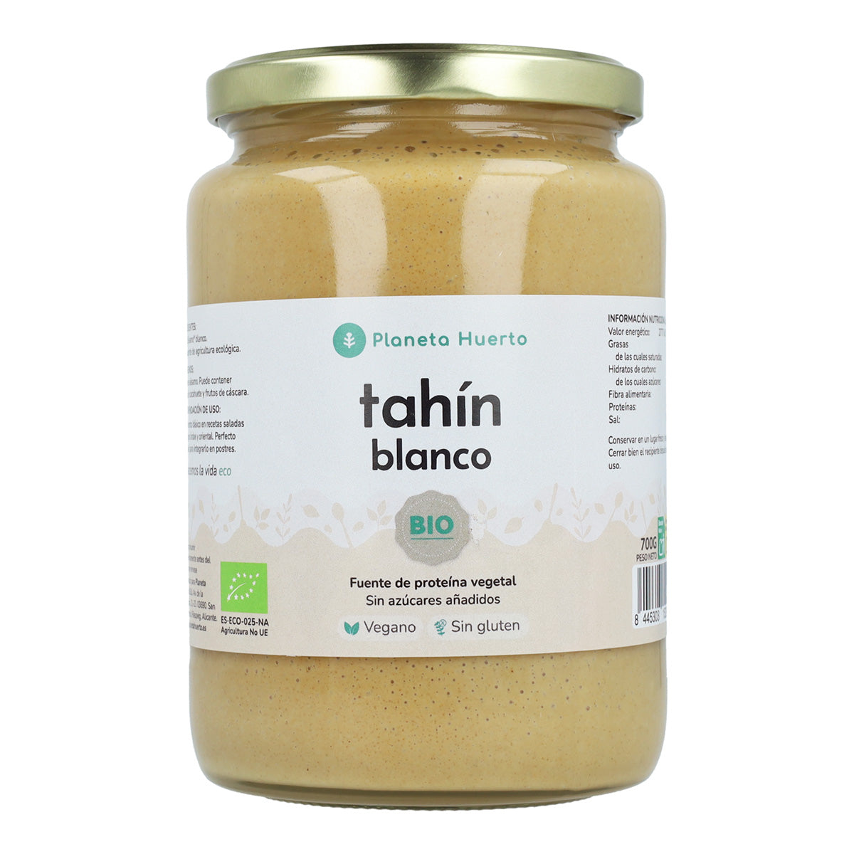 Tahin de sésamo blanco ECO Planeta Huerto 350g