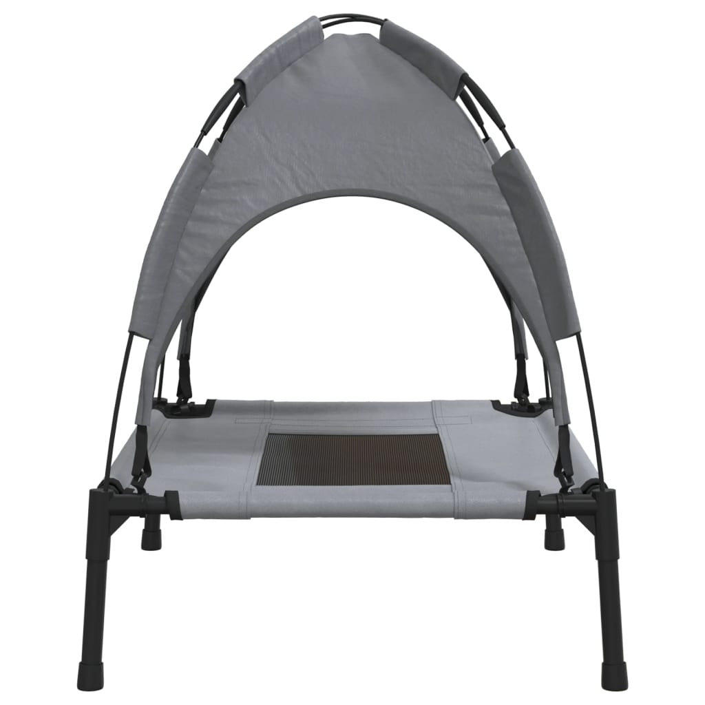 Vidaxl Cama Para Perros Con Dosel Antracita Tela Oxford Y Acero_4