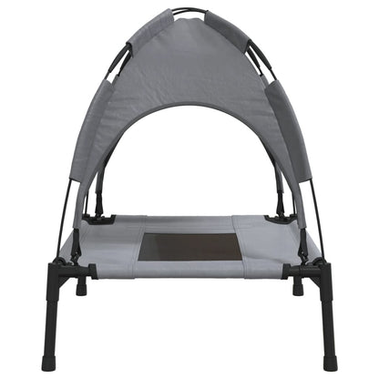 Vidaxl Cama Para Perros Con Dosel Antracita Tela Oxford Y Acero_4