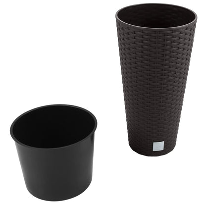 Maceta Rato De 64 Litros Con Inserto 40 X 40 X 76,3 Cm En Color Ocre Oscuro_1