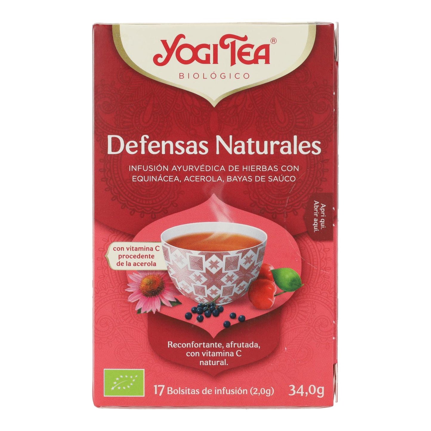 Yogi Tea BIO Defensas Naturales, 17 bolsitas