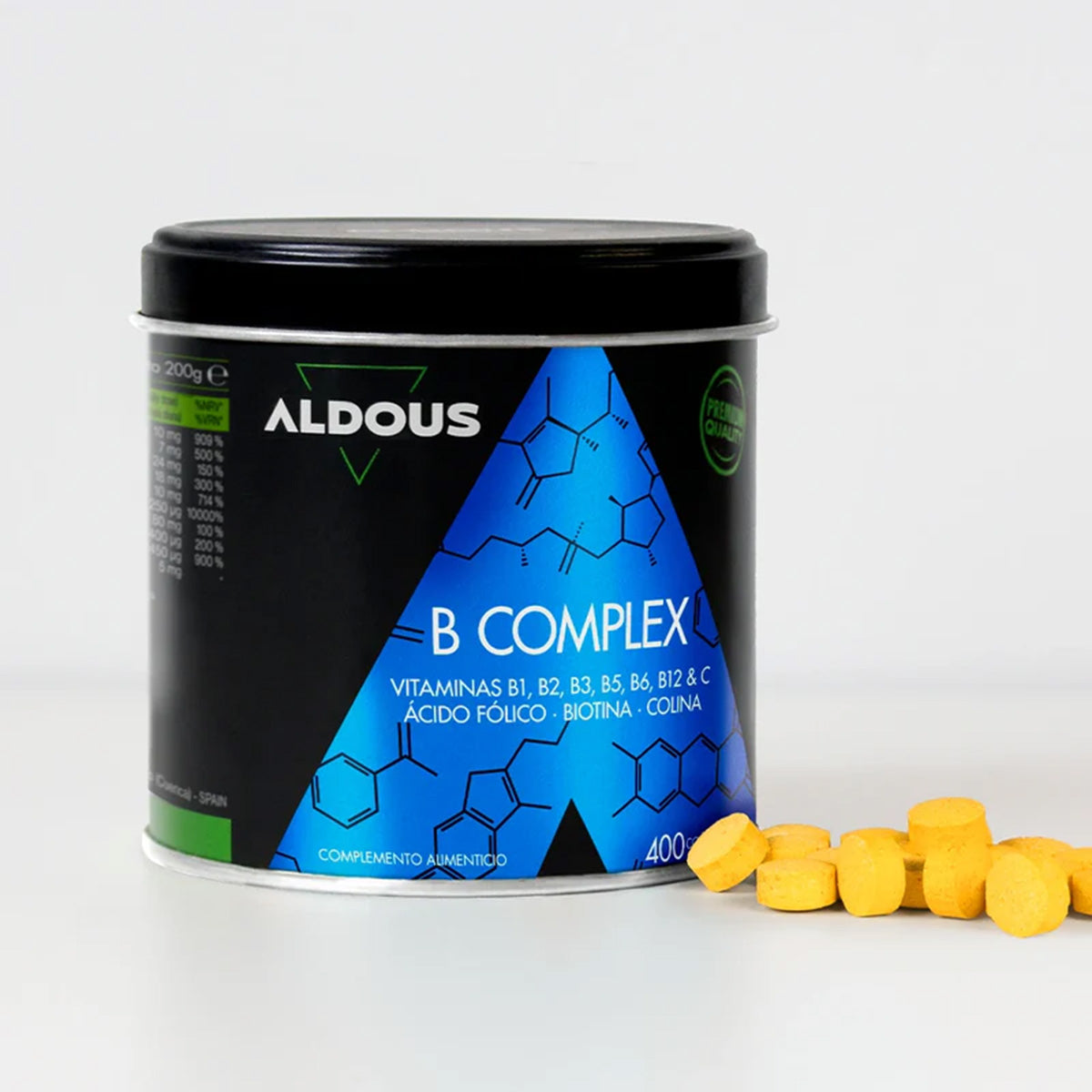 Vitamina B Complex + Vitamina C Aldous 400 Comprimidos