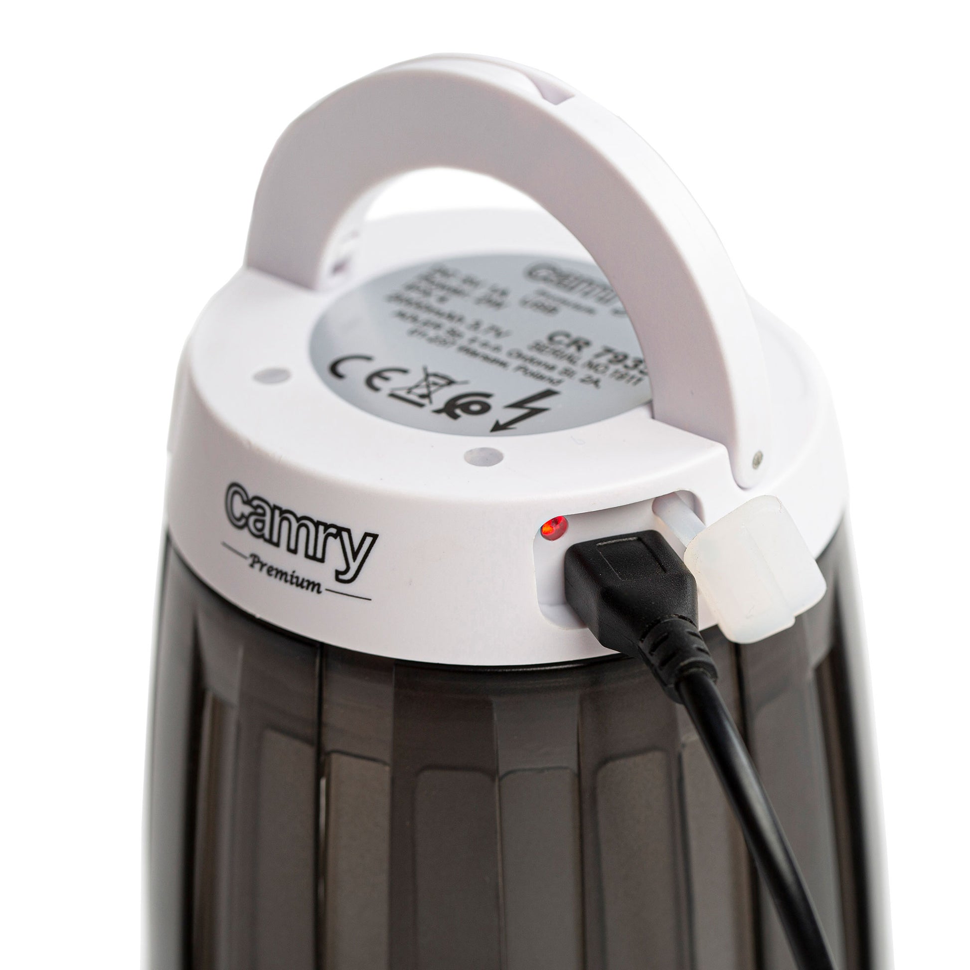 Lámpara Anti-mosquitos, Lámpara Camping Led 2 En 1, Recargable Usb Radio Acción 40 M², Camping Camry Cr 7935, Blanco/negro_5
