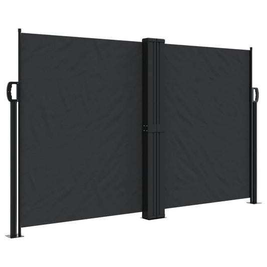 Vidaxl Toldo Lateral Retráctil Negro 140x1000 Cm_0