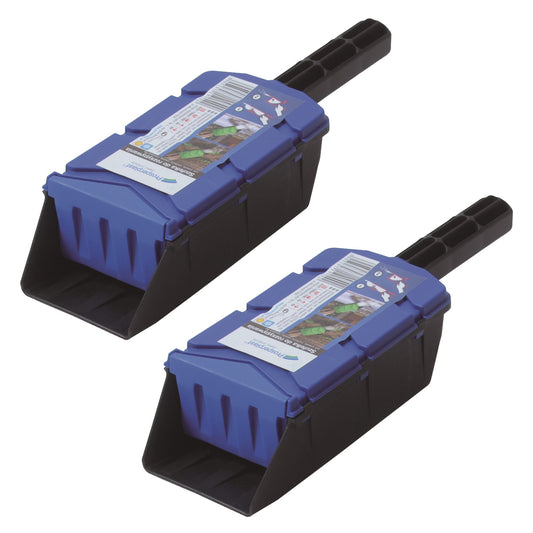 2x Dispensador De Sustancias Para Jardin Prosperplast sharkie 29 X 9,9 X 6,5 Cm En Color Azul_0