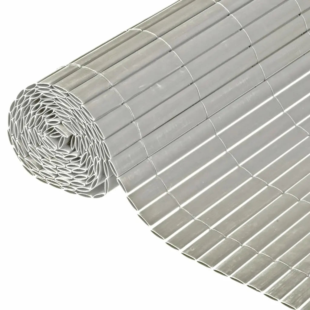 Nature Valla Cañizo De Ocultación Jardín Doble Cara Pvc Gris 1,5x3 M / Vetonek_0