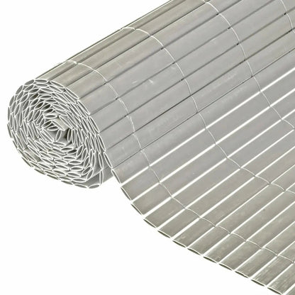 Nature Valla Cañizo De Ocultación Jardín Doble Cara Pvc Gris 1,5x3 M / Vetonek_0