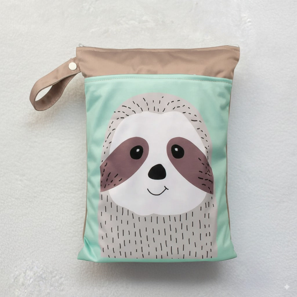 Kit Prueba Pañal Tela Recién Nacido Bambú Carbonizado Adznadons Hasta 3.2kg Insertos Biodegradables Bolsa Impermeable_3