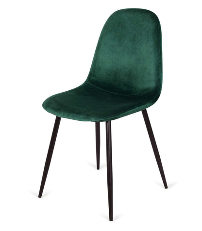 Pack 4 Sillas Modelo Córdoba Tapizado Velvet Tela Verde 43 Cm(ancho) 86 Cm(altura) 55 Cm(_0