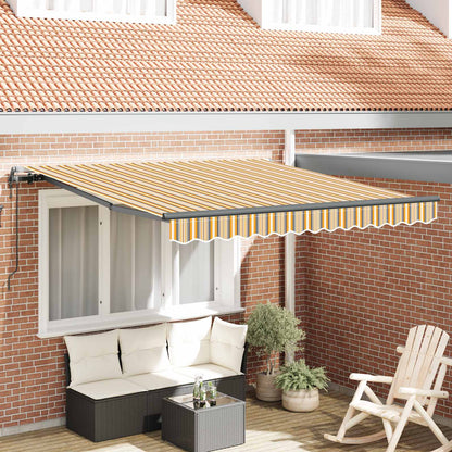 Toldo Retráctil Multicolor 300 X 250 Cm Tela Y Aluminio_1