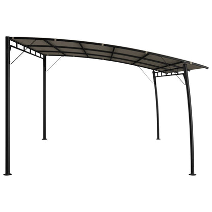 Toldo Parasol De Jardín Gris Taupe 4x3x2,55 M_3