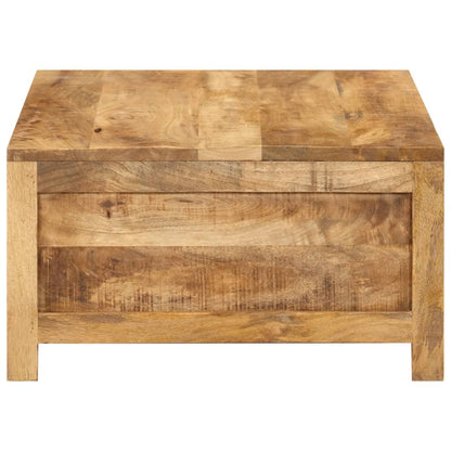 Mesa De Centro De Madera Maciza Mango 80x55x30 Cm_1