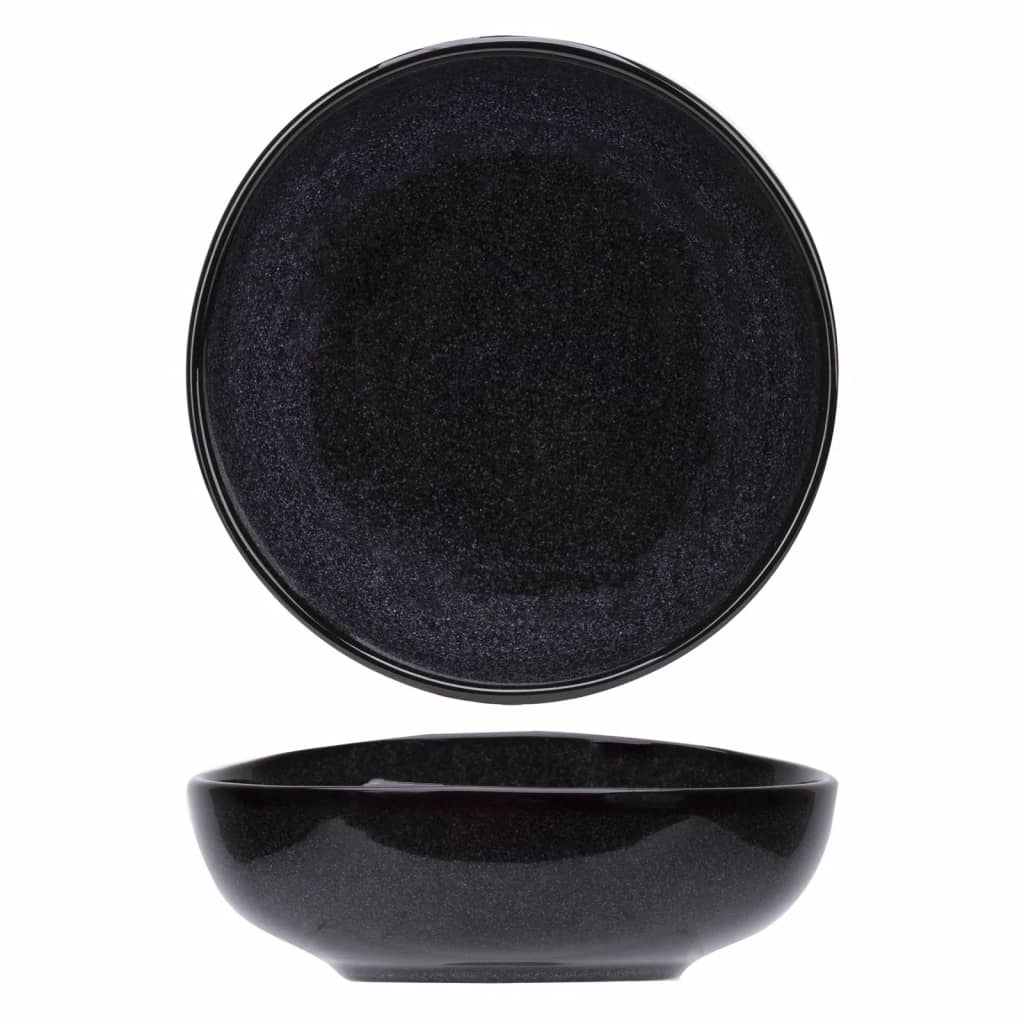 Cosy & Trendy For Professionals Cuenco Black Granite 4 Uds Negro Ø21cm_0