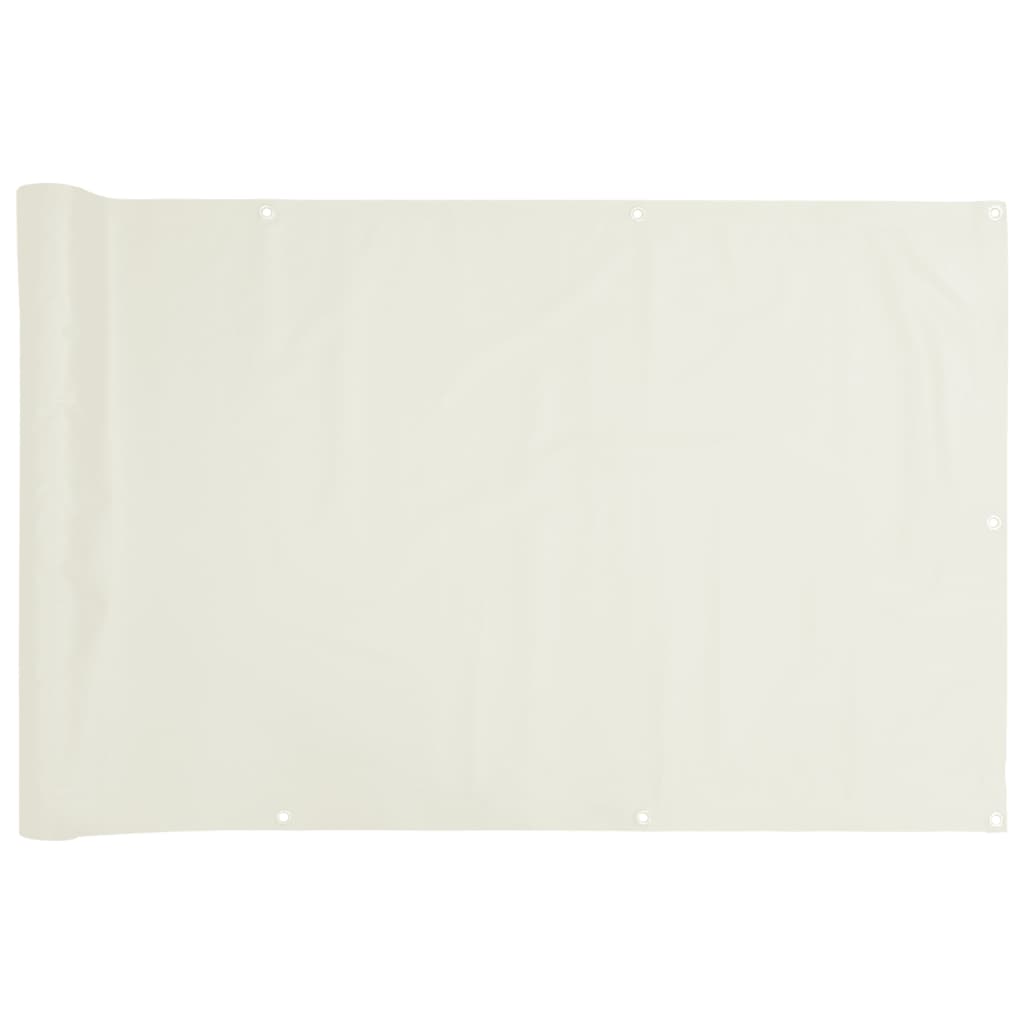 Pantalla De Privacidad De Balcón Pvc Blanco 800x90 Cm / Vetonek_0