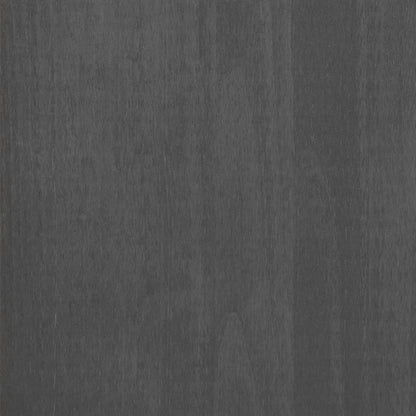 Zapatero Hamar Madera Maciza Pino Gris Oscuro 59,5x35x117 Cm / Vetonek_0