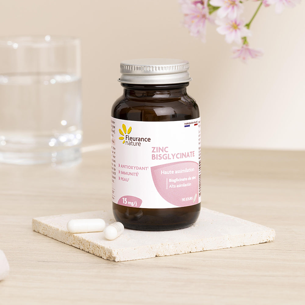 Bisglicinato De Zinc Fleurance Nature 90 Cápsulas_1