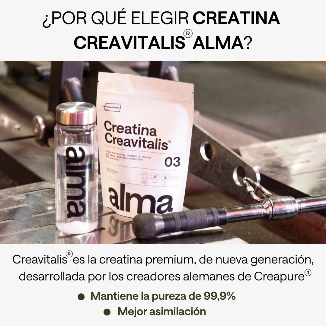 Creatina Monohidratada Creavitalis® Alma® 600 G En Polvo 99,9% Pureza | Vegana, Sin Gluten Ni Lactosa | 200 Dosis_1