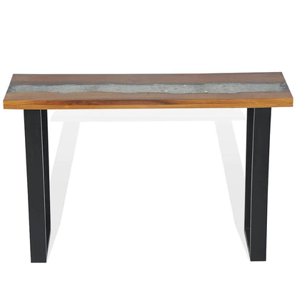 Mesa Consola De Teca 100x35x75 Cm_3