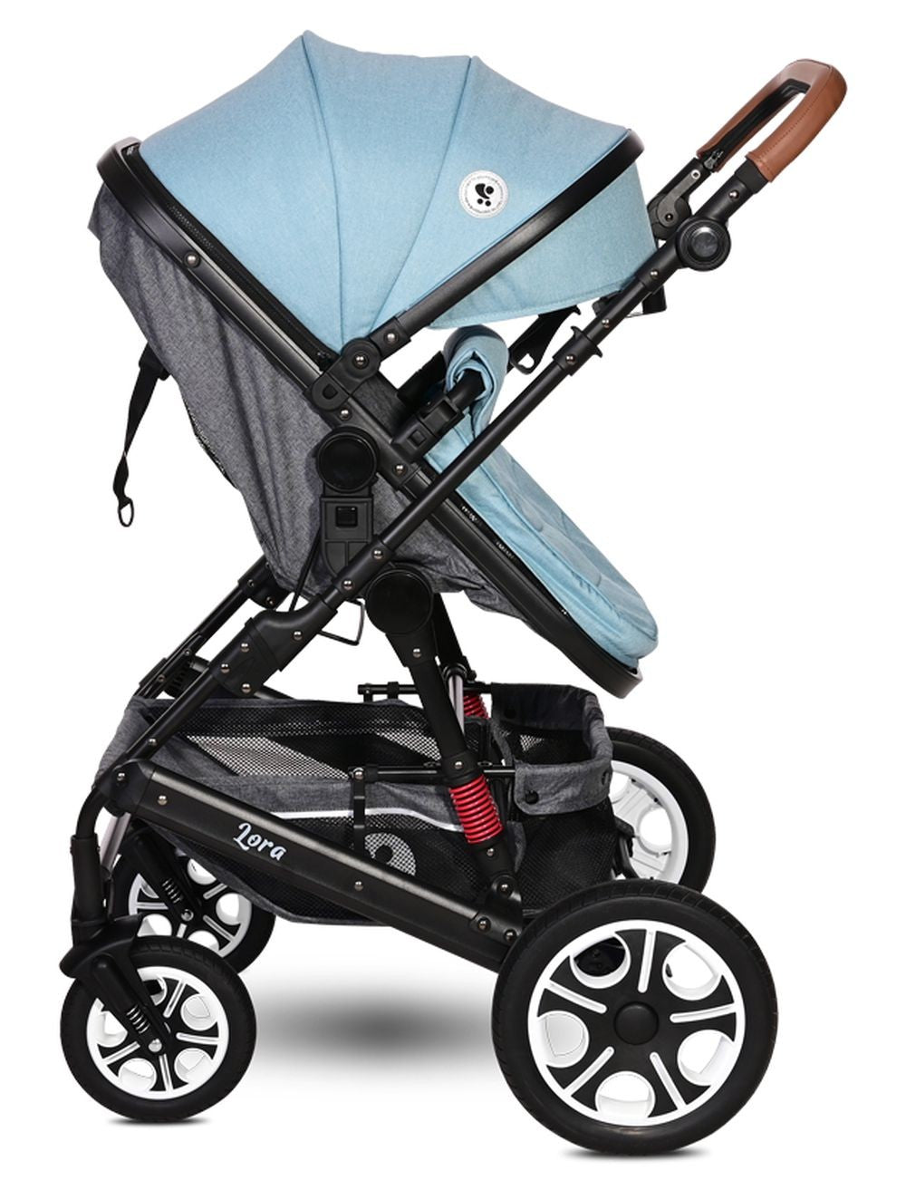 Carro De Bebé Tres Piezas Convertible Lora Hasta 15 Kg Sky Blue_2