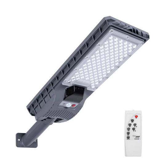 Farola Led Solar Urban S 100w + Mando A Distancia, Blanco Cálido_0