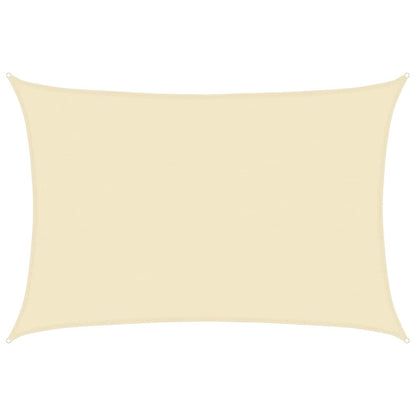 Vidaxl Toldo De Vela Crema Hdpe 160 G/m² 5x7 M_0