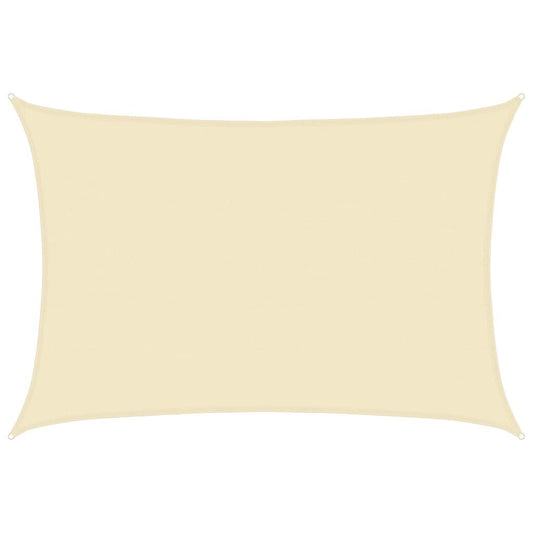 Vidaxl Toldo De Vela Crema Hdpe 160 G/m² 5x7 M_0