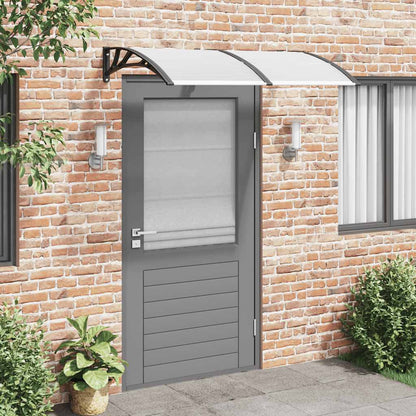 Marquesina De Puerta Policarbonato Negro 150x100 Cm_1