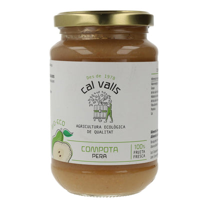 Compota de pera ECO Cal Valls, 350 g