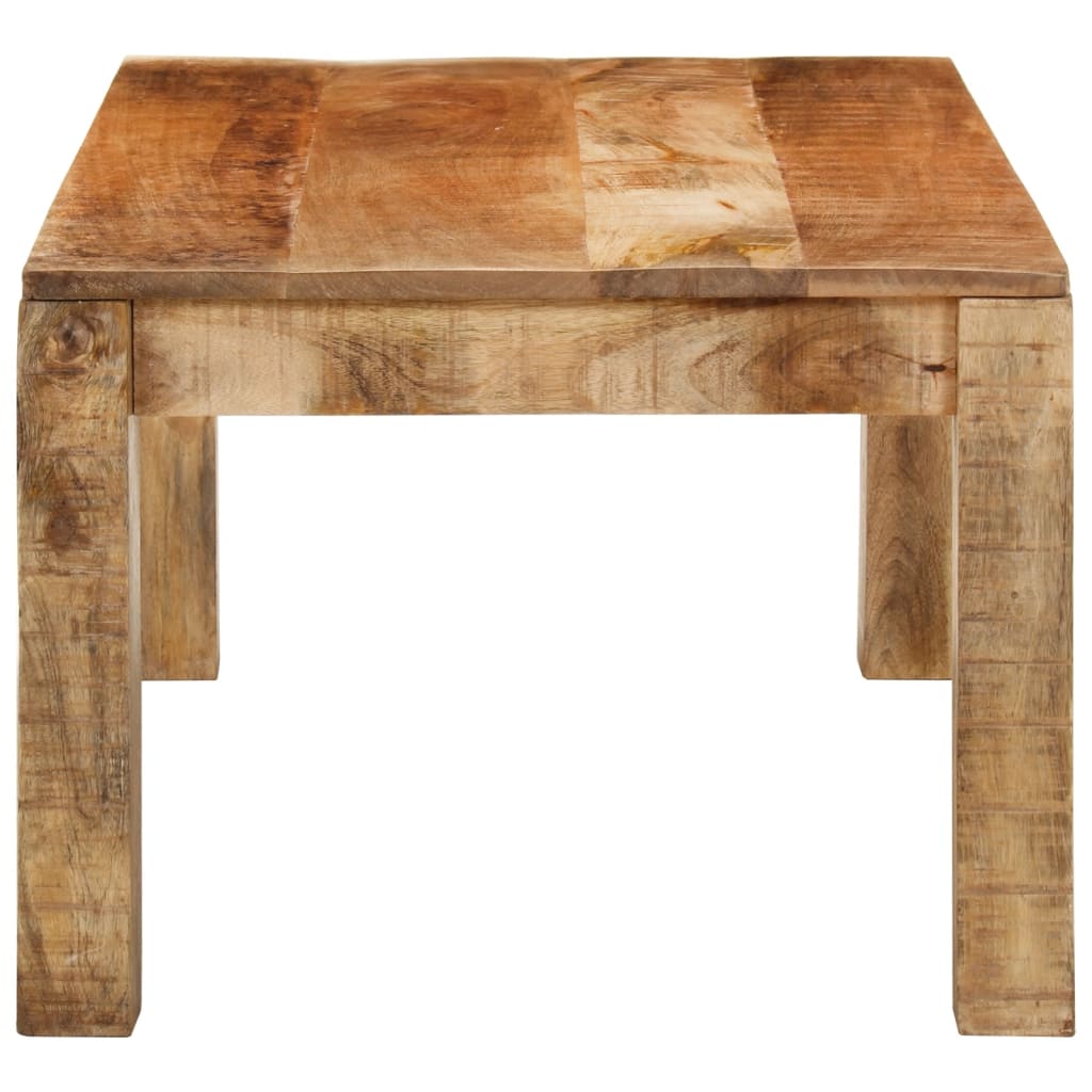 Mesa De Centro De Madera Maciza Mango 100x55x40 Cm_1