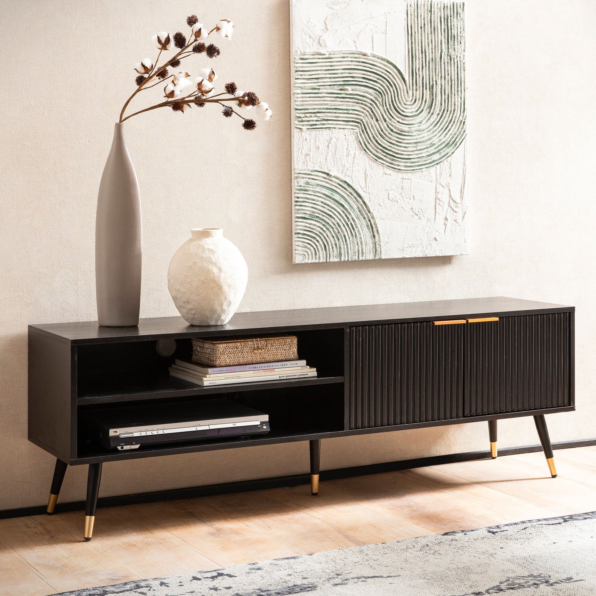 Mueble De Tv Amplio Y Práctico Modelo Wl6.880_1