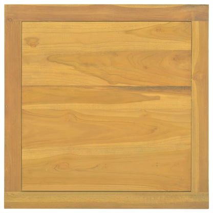 Mesa De Centro Madera Maciza De Teca 60x60x40 Cm_1
